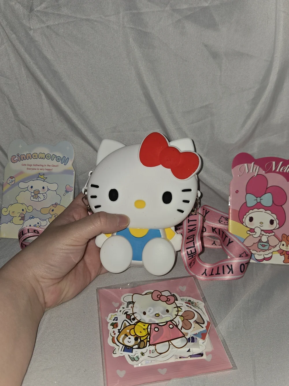 Hello Kitty Mini Silicone Birthday Christmas Valentines Gift idea Crossbody Bag